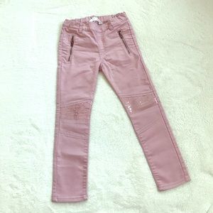 H&M Skinny / Sequins Knee Pink Pants